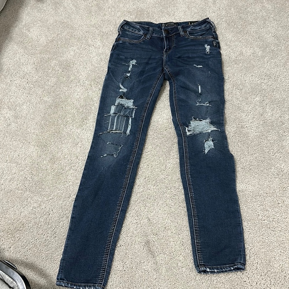 Women’s silver jeans co. Joga jeans